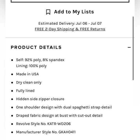 Katie May Amelia Black Gown - Picture 8 of 9